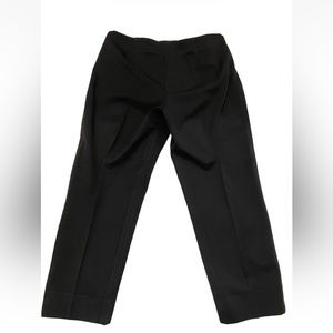 Virtue Black Dress Stretchy Career Women's Pants 14 Flat Front